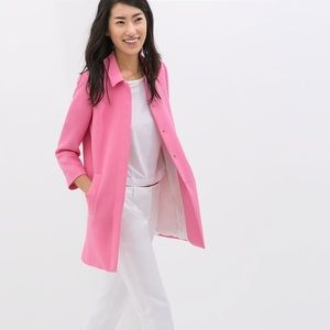 Barbie Pink/ Bubblegum Pink Zara light Coat Jacket